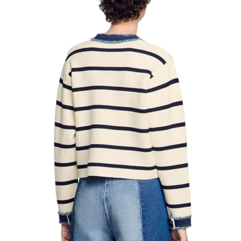 Sandro Striped Cardigan - Picture 4 of 6
